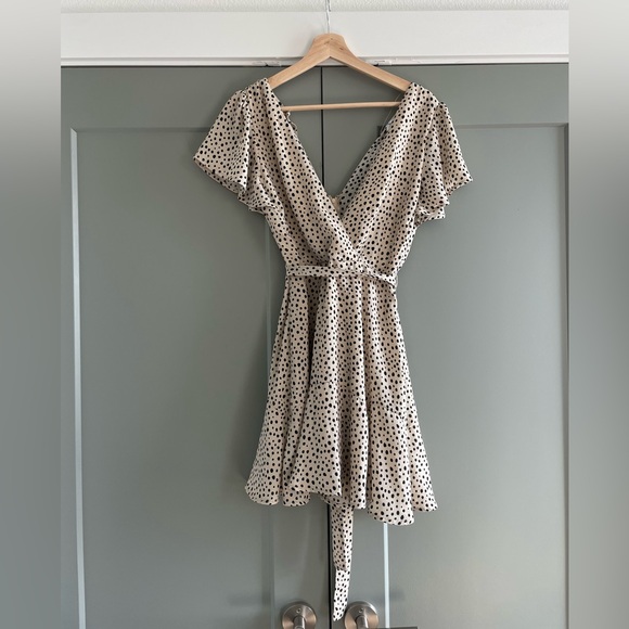 Spotted Ruffle Dress - Picture 6 of 9